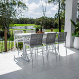Vienna Rope Bergen - 7pce (200x65) - Outdoor Bar Set