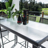 Vienna Rope Hudson - 5pce (150x80) - Outdoor Bar Set