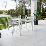 Vienna Rope Hudson - 5pce (150x80) - Outdoor Bar Set