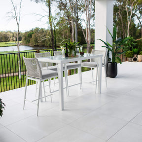 Vienna Rope Hudson - 5pce (150x80) - Outdoor Bar Set
