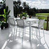 Vienna Rope Hudson - 7pce (150x80) - Outdoor Bar Set