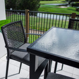 Vienna Rope Hudson - 7pce (150x80) - Outdoor Bar Set