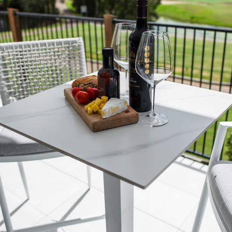 Vienna Rope Lennox - 3pce (60x60) - Outdoor Bar Set