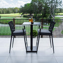 Vienna Rope Lennox - 3pce (60x60) - Outdoor Bar Set