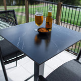 Vienna Rope Lennox - 3pce (60x60) - Outdoor Bar Set