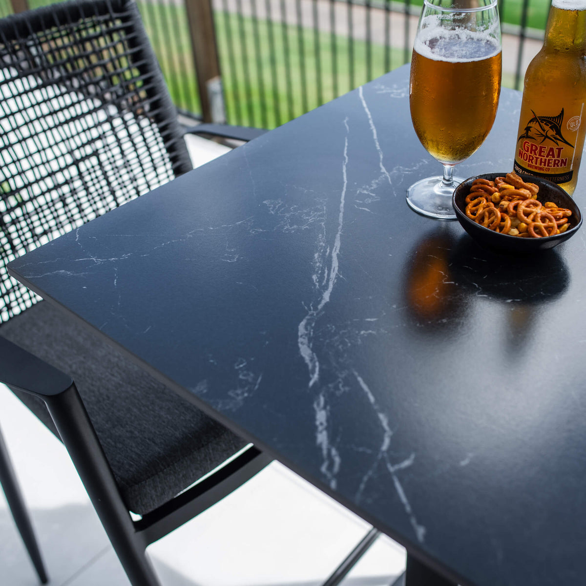 Vienna Rope Lennox - 3pce (60x60) - Outdoor Bar Set