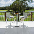 Vienna Rope Lennox - 3pce (60x60) - Outdoor Bar Set