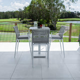 Vienna Rope Lennox - 5pce (70x70) - Outdoor Bar Set