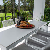 Vienna Rope Malibu - 7pce (200x65) - Outdoor Bar Set