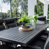 Andorra Bergen - 9pce (220x100) - Outdoor Dining Set