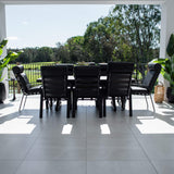 Andorra Malibu - 9pce (215x100) - Outdoor Dining Set