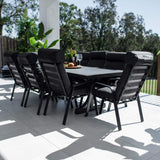 Andorra Malibu - 9pce (215x100) - Outdoor Dining Set