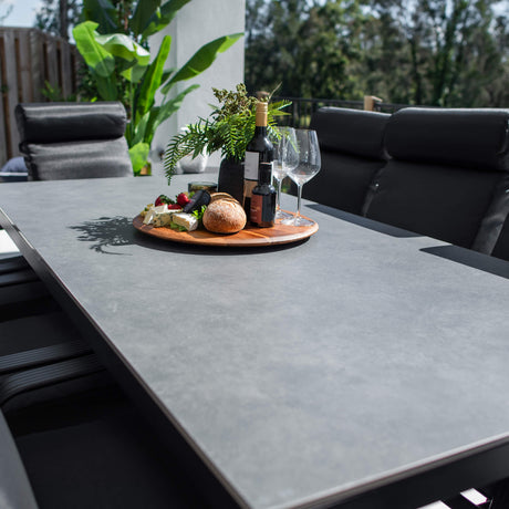 Andorra Malibu - 9pce (215x100) - Outdoor Dining Set