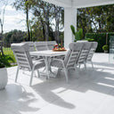 Andorra Malibu - 9pce (215x100) - Outdoor Dining Set