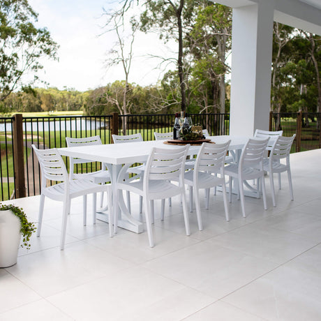 Apollo Bergen - 11pce (280x100) - Outdoor Dining Set