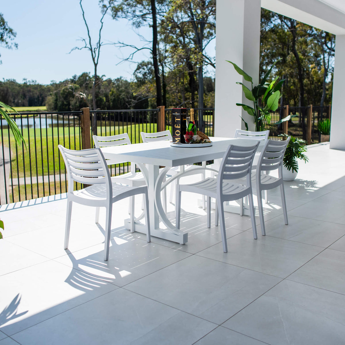 Apollo Bergen - 7pce (180x100) - Outdoor Dining Set
