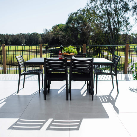 Apollo Bergen - 7pce (180x100) - Outdoor Dining Set