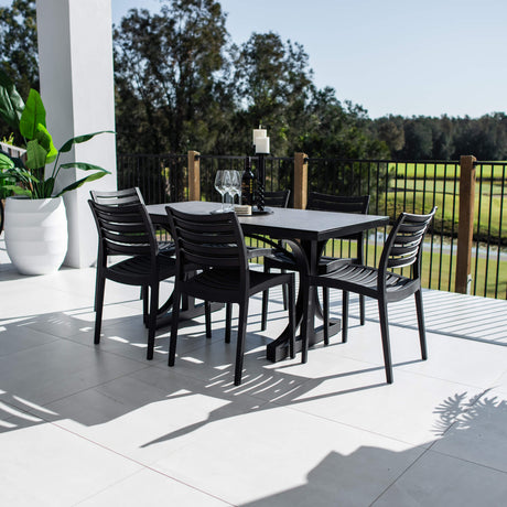 Apollo Chester Moon - 7pce (150x80) - Outdoor Dining Set