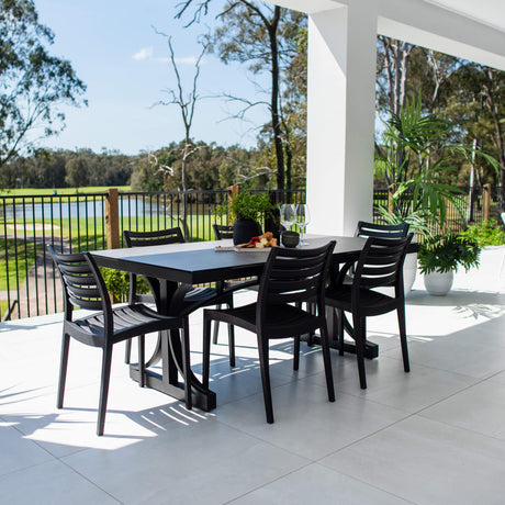 Apollo Chester Moon - 7pce (180x100) - Outdoor Dining Set
