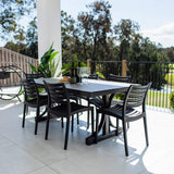 Apollo Chester Moon - 7pce (180x100) - Outdoor Dining Set