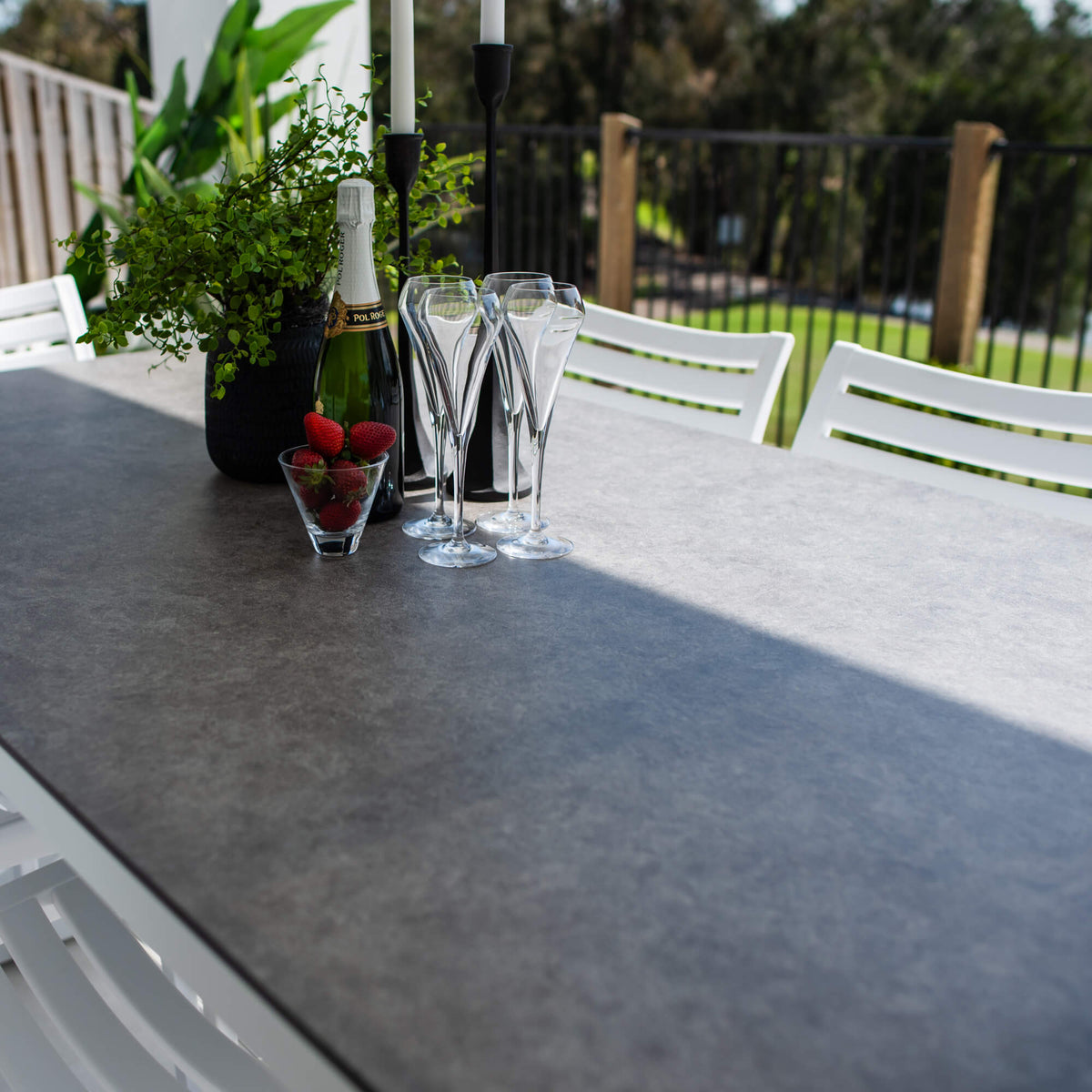 Apollo Chester Moon - 7pce (180x100) - Outdoor Dining Set