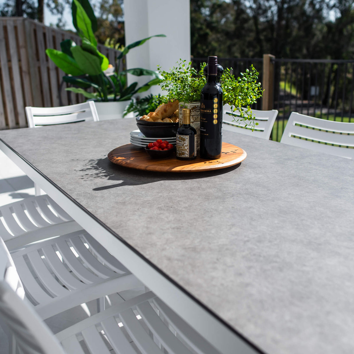 Apollo Chester Moon - 9pce (215x100) - Outdoor Dining Set