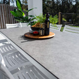 Apollo Chester Moon - 9pce (215x100) - Outdoor Dining Set