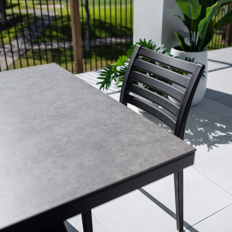 Apollo Chester Moon - 9pce (215x100) - Outdoor Dining Set