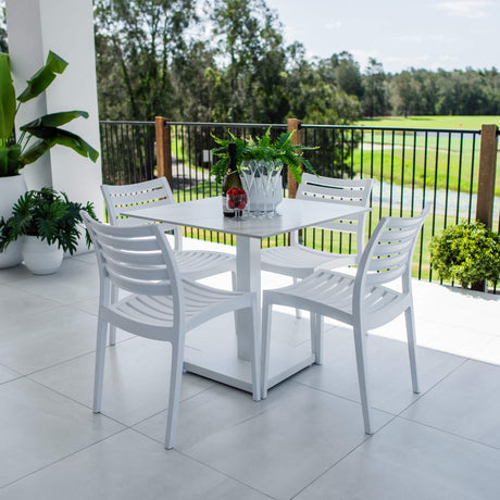 Apollo Lennox - 5pce (80x80) - Outdoor Dining Set