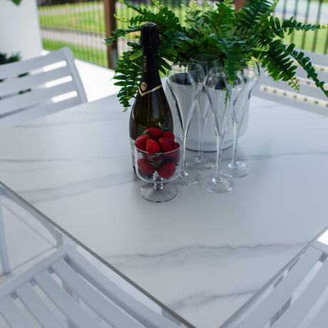 Apollo Lennox - 5pce (80x80) - Outdoor Dining Set