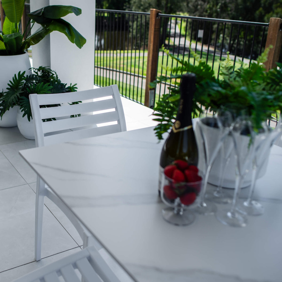 Apollo Lennox - 5pce (80x80) - Outdoor Dining Set