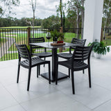 Apollo Lennox - 5pce (80x80) - Outdoor Dining Set