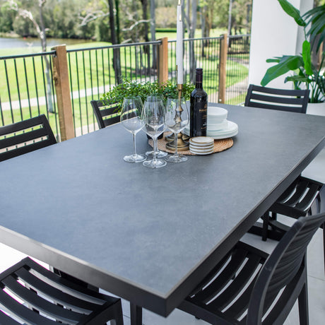 Apollo Malibu - 7pce (180x100) - Outdoor Dining Set