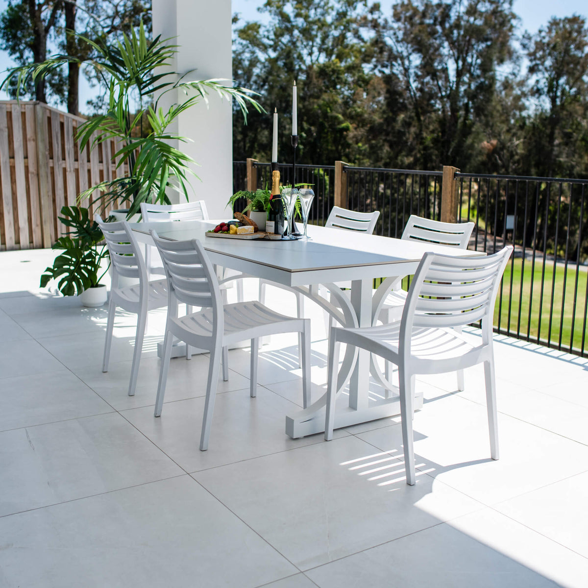 Apollo Malibu - 7pce (180x100) - Outdoor Dining Set