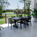 Apollo Malibu - 7pce (180x100) - Outdoor Dining Set