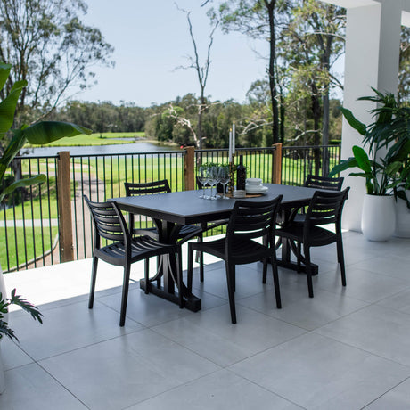 Apollo Malibu - 7pce (180x100) - Outdoor Dining Set