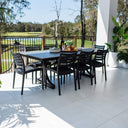 Apollo Malibu - 9pce (215x100) - Outdoor Dining Set