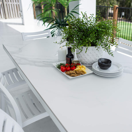 Apollo Malibu - 9pce (215x100) - Outdoor Dining Set