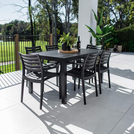 Apollo XL Aria - 7pce (150x80) - Outdoor Dining Set