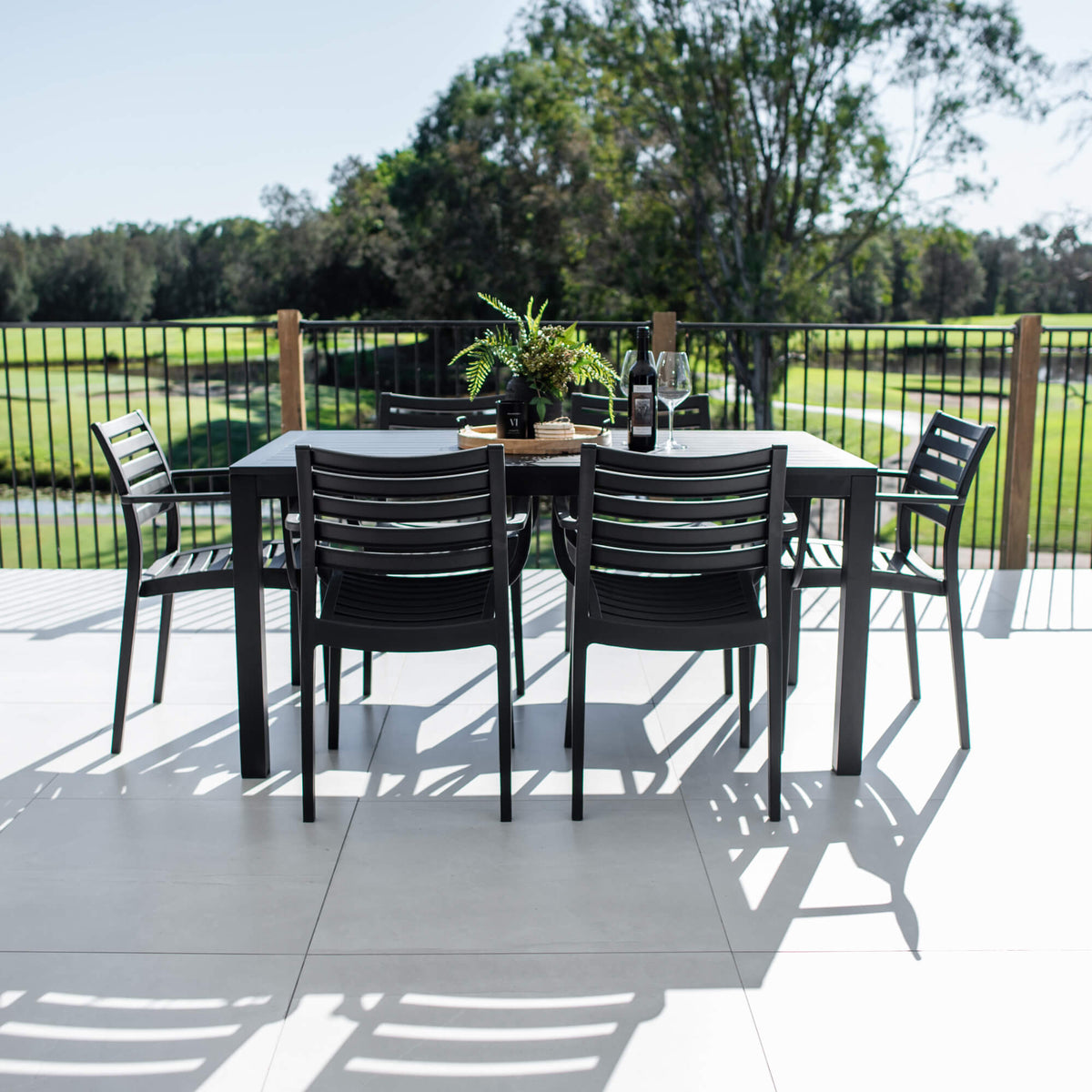 Apollo XL Aria - 7pce (150x80) - Outdoor Dining Set