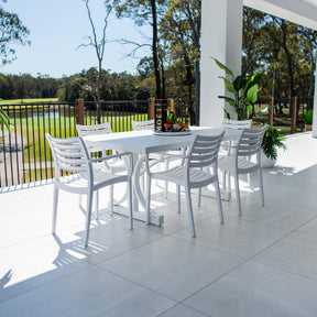 Apollo XL Bergen - 7pce (180x100) - Outdoor Dining Set
