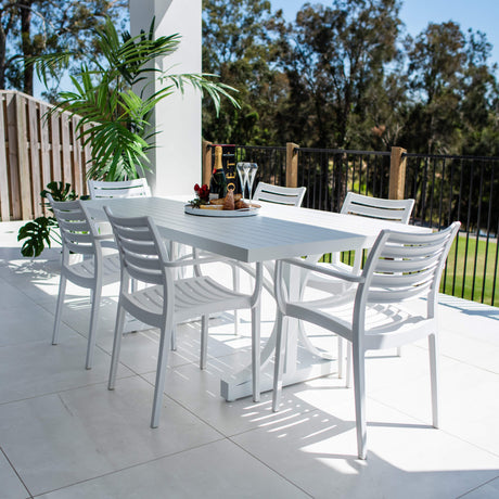 Apollo XL Bergen - 7pce (180x100) - Outdoor Dining Set