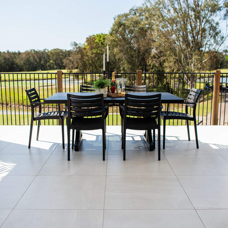 Apollo XL Bergen - 7pce (180x100) - Outdoor Dining Set