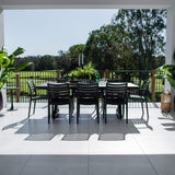 Apollo XL Bergen - 9pce (220x100) - Outdoor Dining Set