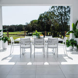 Apollo XL Bergen - 9pce (220x100) - Outdoor Dining Set