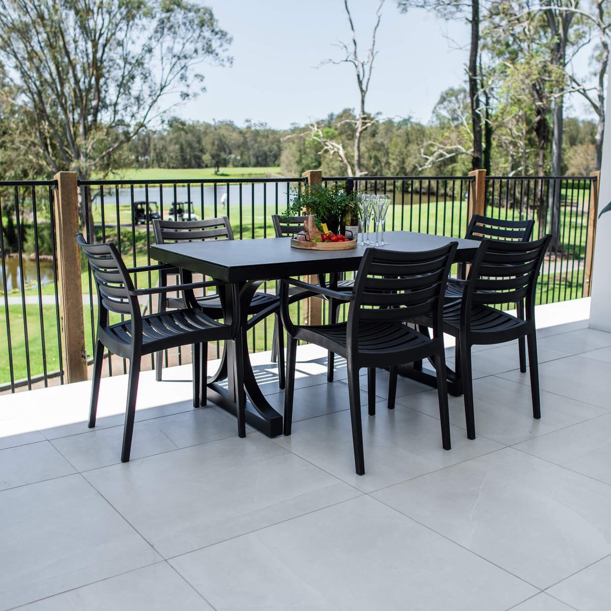 Apollo XL Chester Moon - 7pce (150x80) - Outdoor Dining Set