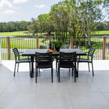Apollo XL Chester Moon - 7pce (180x100) - Outdoor Dining Set