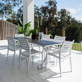 Apollo XL Chester Moon - 7pce (180x100) - Outdoor Dining Set