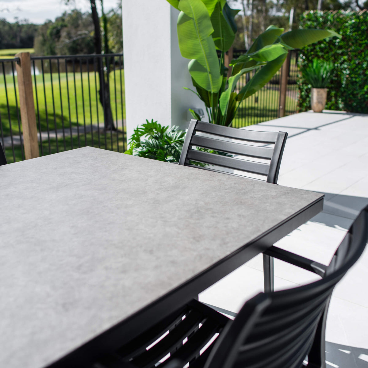 Apollo XL Chester Moon - 9pce (215x100) - Outdoor Dining Set