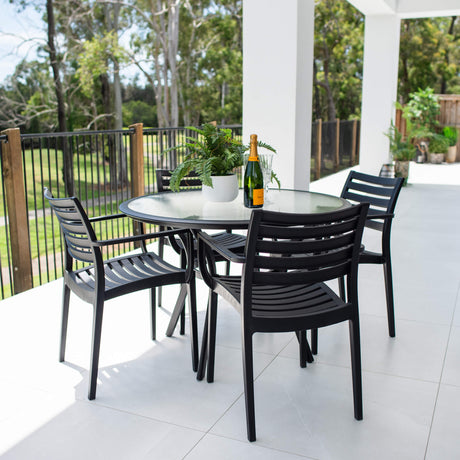 Apollo XL Coventry - 5pce (105x105) - Outdoor Dining Set